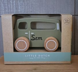 Little Dutch houten busje met naam