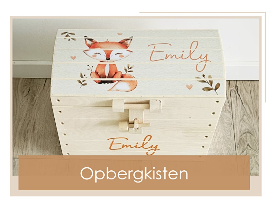 opbergkisten met naam
