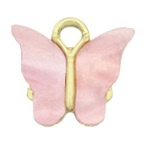 Resin hanger vlinder Goldlight-Pink