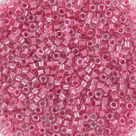 Miyuki Delica 11/0 DB-0902 Sparkling Rose Lined Crystal