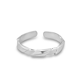 Roestvrij stalen (RVS) Stainless steel ring Silver