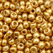 Miyuki Rocailles 6/0 4203 Duracoat Galvanized Yellow Gold per 2½ gram