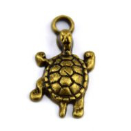 Bedel Schildpad Bronskleur 22 x 12 mm