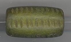 Houten kraal olijfgroen 24mm