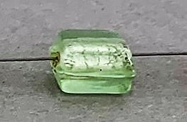 Folie kraal 10 mm pistache green