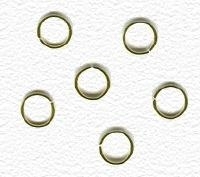 Montageringetjes 8 mm goud, 50 stuks