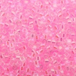 Miyuki Delica 11/0 DB-0055 Lined Pale Pink AB