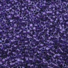 Miyuki Delica 11/0 DB-0906 Sparkling Purple Lined Crystal
