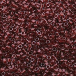 Miyuki Delica 11/0 DB-0924 Sparkl. Cranberry Lined Crystal