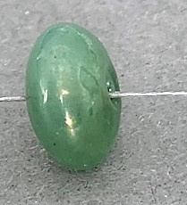 Glaskraaltje 6 x 11 mm groen