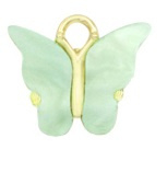 Resin hanger vlinder Goldlight-Green