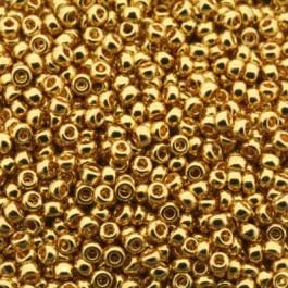 Miyuki Rocailles 11/0 0191 24kt Gold Plated per 2½ gram