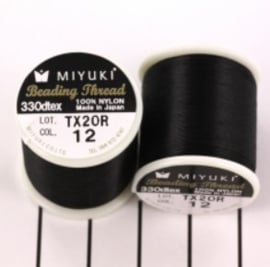 Miyuki Beading draad B (12) zwart