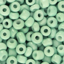 Rocailles 6/0 (4mm) Jade Mint Green
