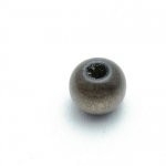 Houten kraal grijs 8 mm