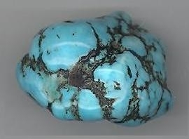 Kraal turquoise 22 x19 mm