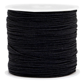 Macramé draad 0.5 mm Black