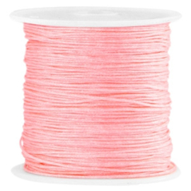 Macramé satijndraad 0.8mm Bright rose peach