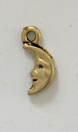 Bedel DQ maan Goud 7 x 15 mm (nikkelvrij)