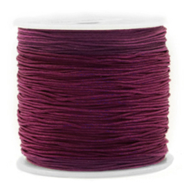 Macramé satijndraad 0.8mm Royale aubergine purple