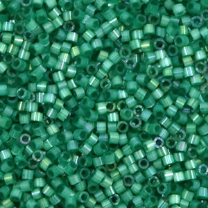 Miyuki Delica 11/0 DB-1814 Silk Satin Dyed Emerald Green