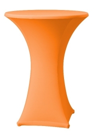 Statafelhoes Samba oranje met topcover