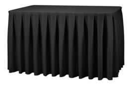 Combirok Boxpleat 180 x 60 cm Zwart - 73 cm hoog