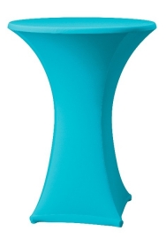 Statafelhoes Samba turquoise met topcover