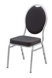 Stackchair Diamond zilver / zwart