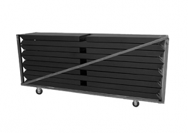 Transportkar voor 5 Titan 230 x 70 cm tafels