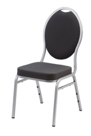 Stackchair Diamond zilver / antraciet