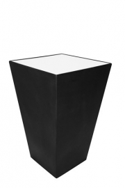 Statafel Conic 70 x 70 cm Zwart