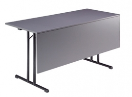 Klaptafel Seminar 140 x 60 cm melamine met voorpaneel