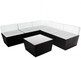 Conic Lounge 70 x 70 cm Zwart