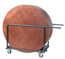 Transportkar voor ronde klaptafels Ø 120-122 cm