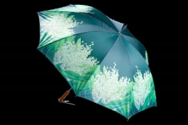 Umbrella with Lilly of the Valleyprint