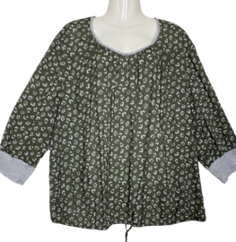 SAMOON Trendy groene blouse 52