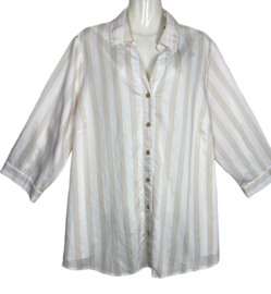 YESTA Leuke streepjes blouse 46