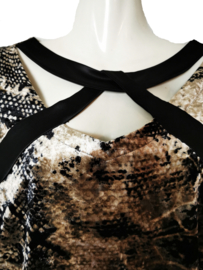 OPHILIA Aparte stretch velvet jurk 50-52