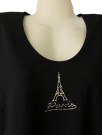 MONA LISA Trendy zwart shirt PARIS 46
