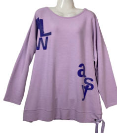 NO SECRET Trendy lila oversized shirt  46-48