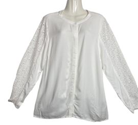 ZIZI Mooie viscose blouse met kant 42-44