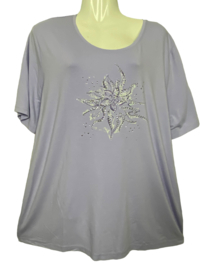GOLLEHAUG Trendy lila stretch shirt 46