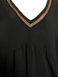 Trendy black dress 48-50