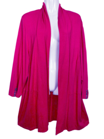 CHALOU Trendy roze  tricot vest 54-56