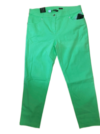 ROBELL Trendy groene stretch jeans 42