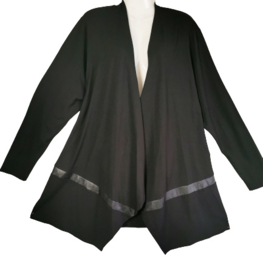 VERPASS Luxe zwart tricot vest 46-48