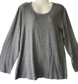 VIA APPIA Leuk grijs basic shirt 46