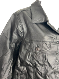 YESTA Trendy zwart stretch jasje 48-50