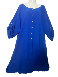 OPHILIA Trendy doorknoop jurk/blouse 50-52